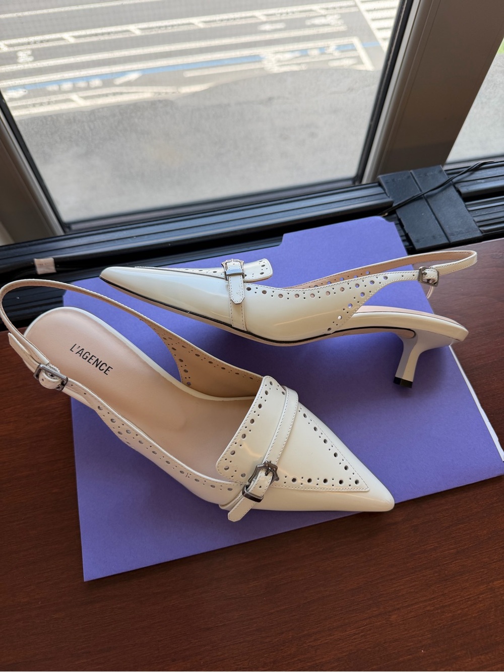 New L’AGENCE Kitten Heels Size 8